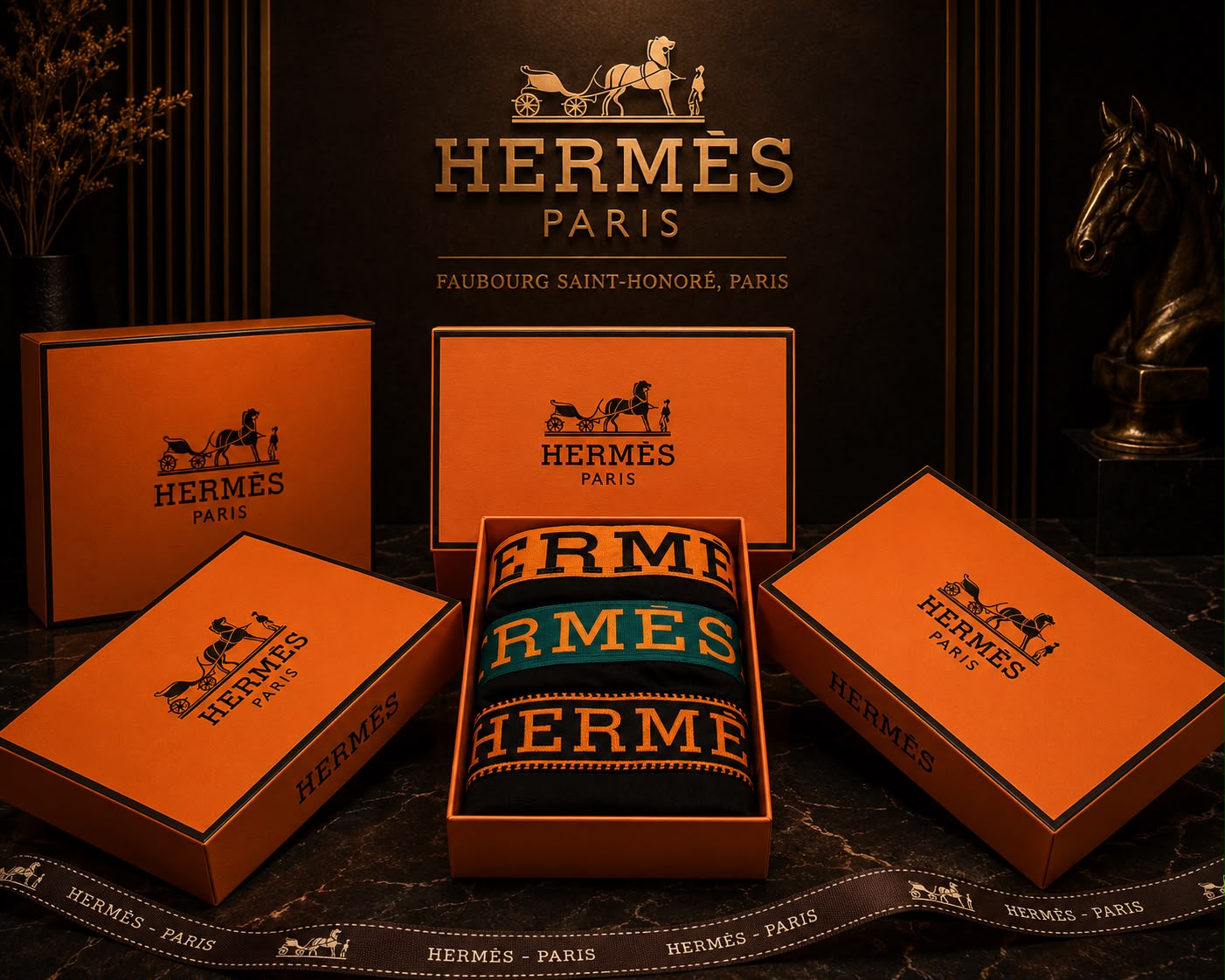 Hermès боксерки 3бр