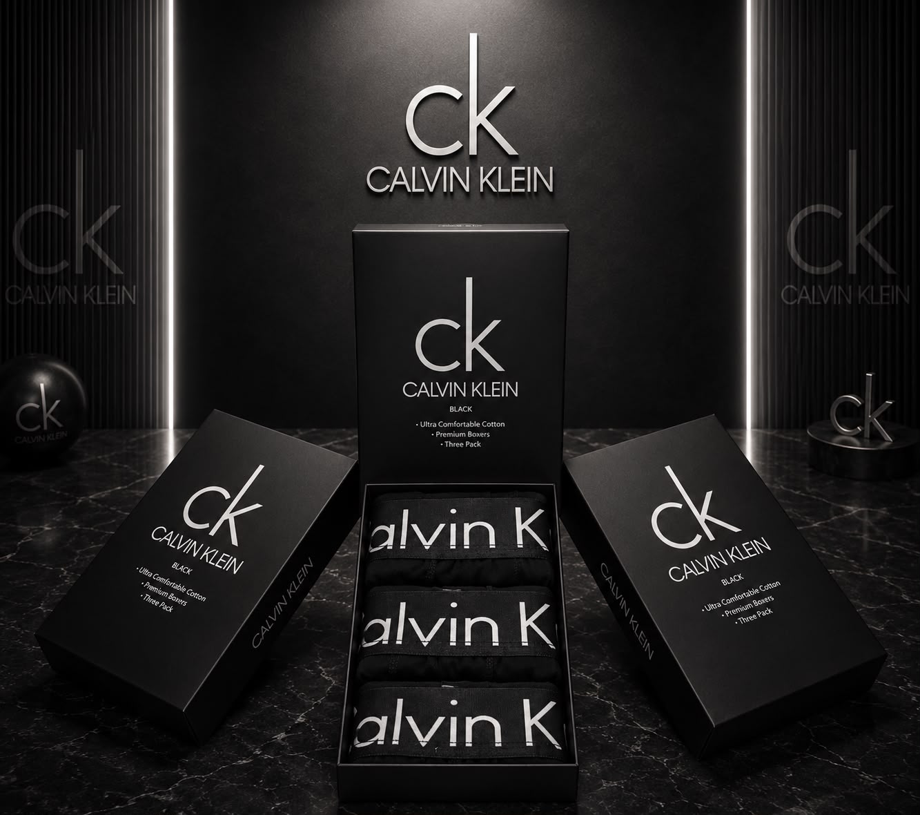 Calvin Klein боксерки 3бр