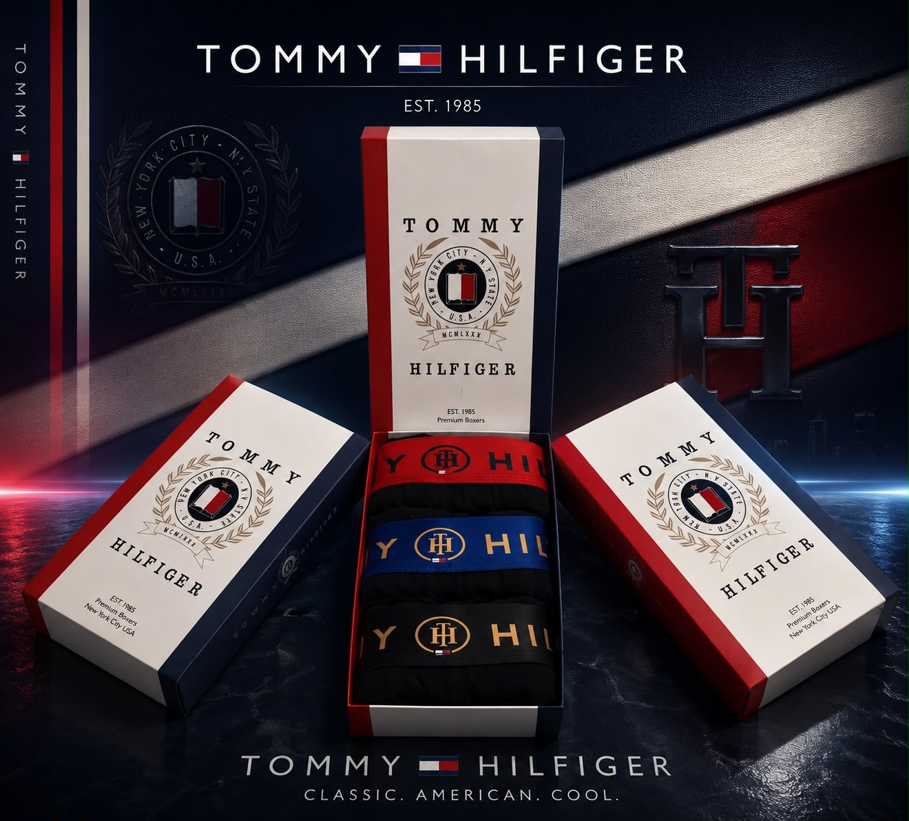 Tommy Hilfiger боксерки 3бр