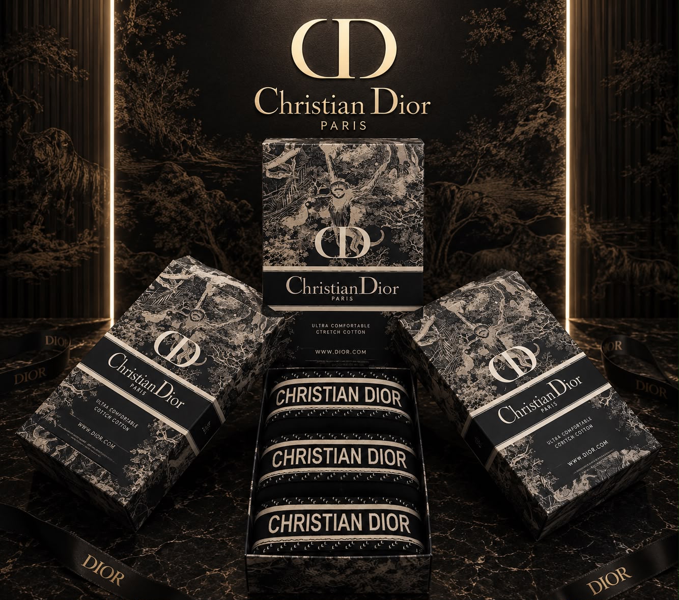 Christian Dior боксерки 3бр