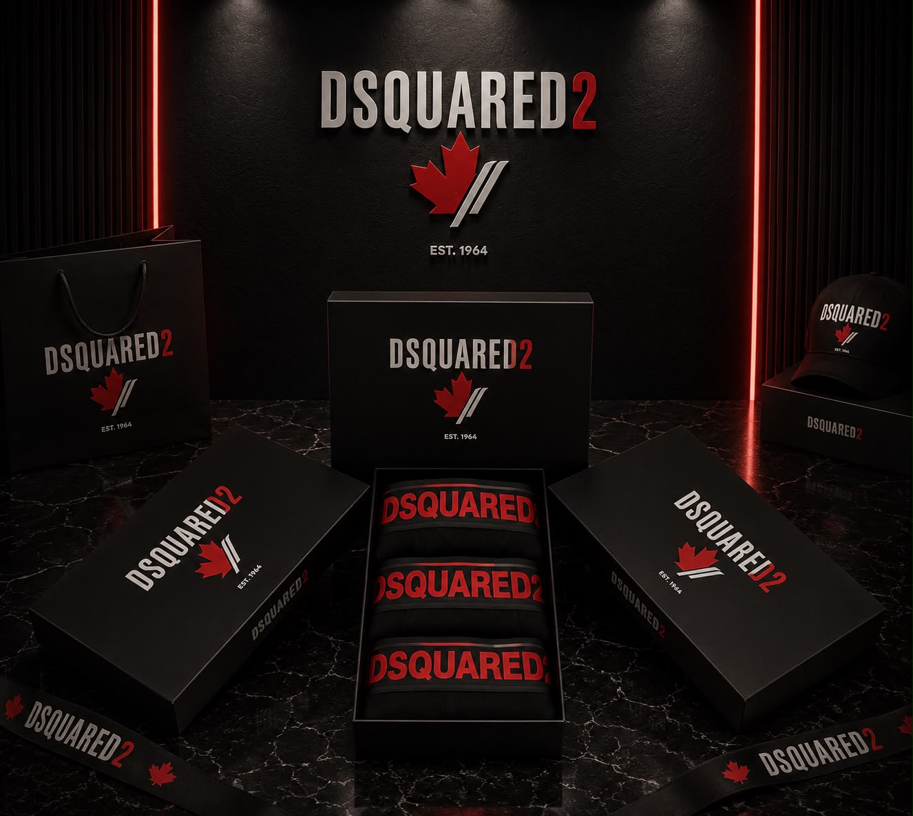 Dsquared2 боксерки 3бр