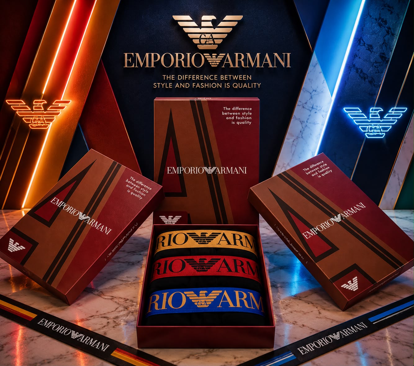 Emporio Armani боксерки 3бр