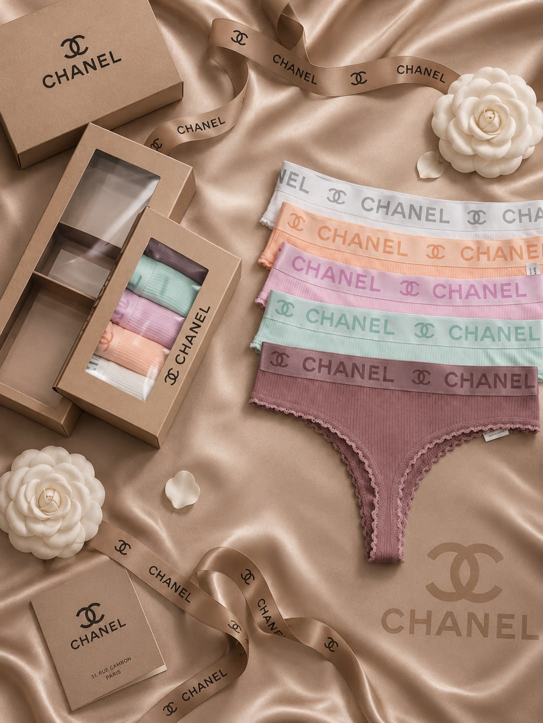 Chanel прашки 5бр
