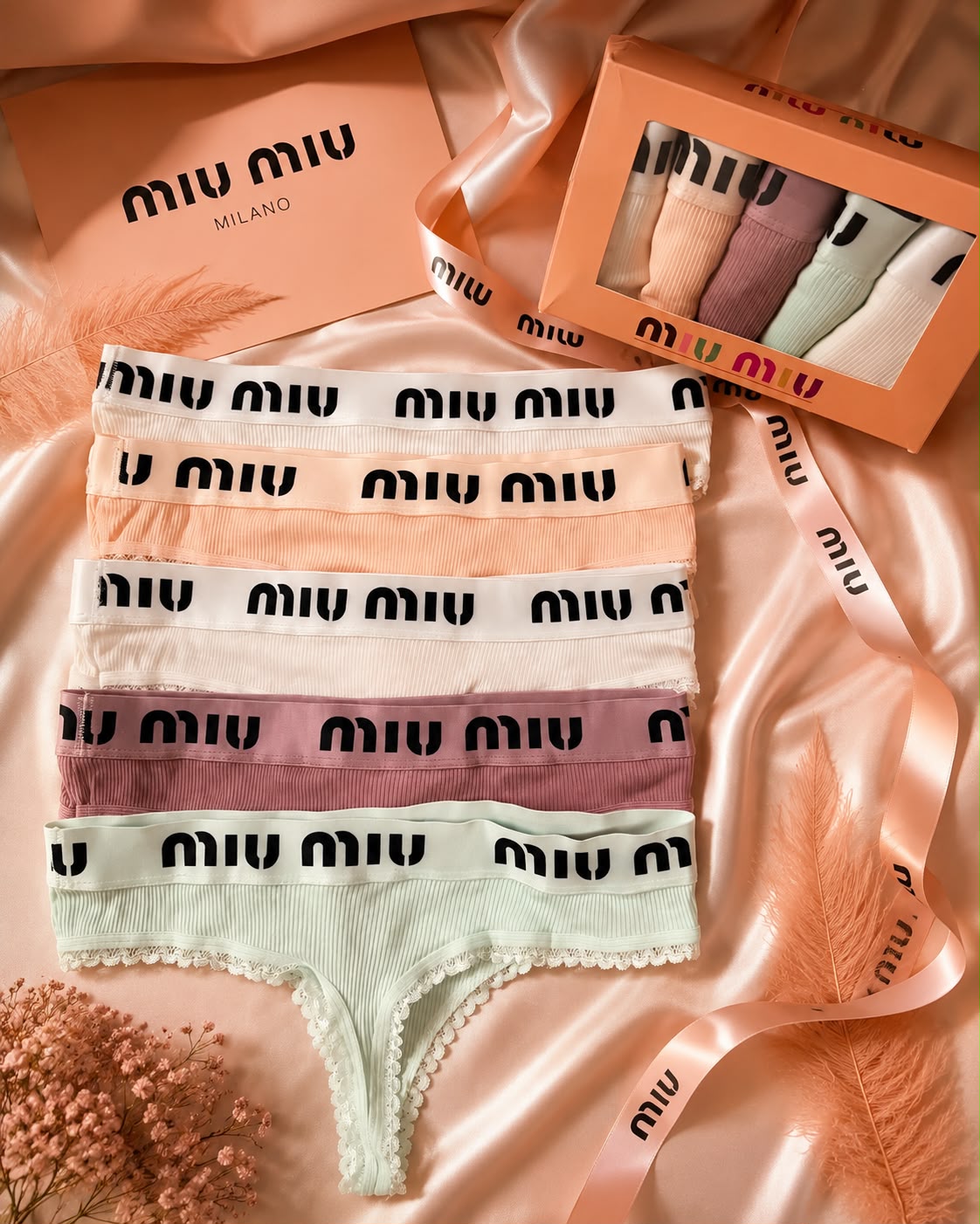 Miu Miu прашки 5бр