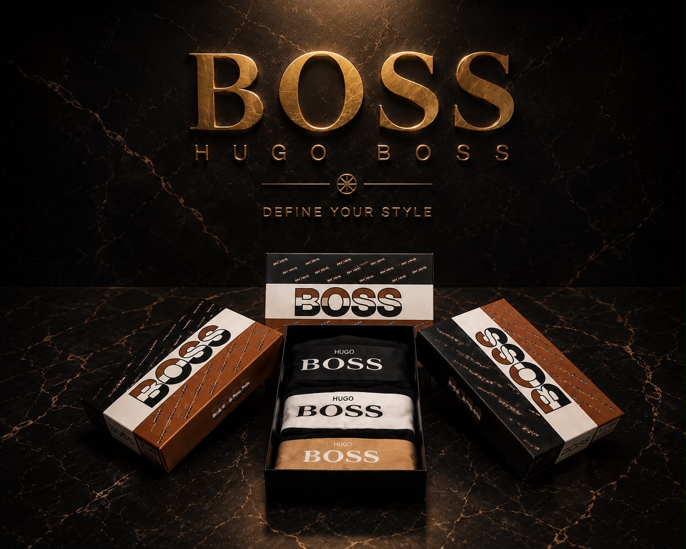 Hugo Boss боксерки 3бр